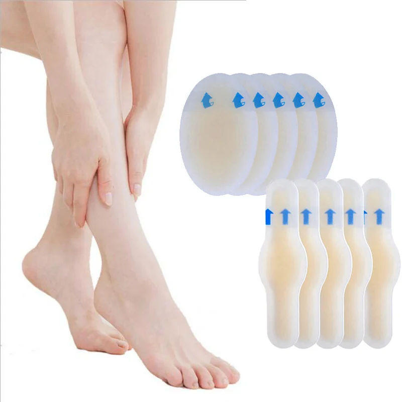 

5 шт., гелевые наклейки для пятки