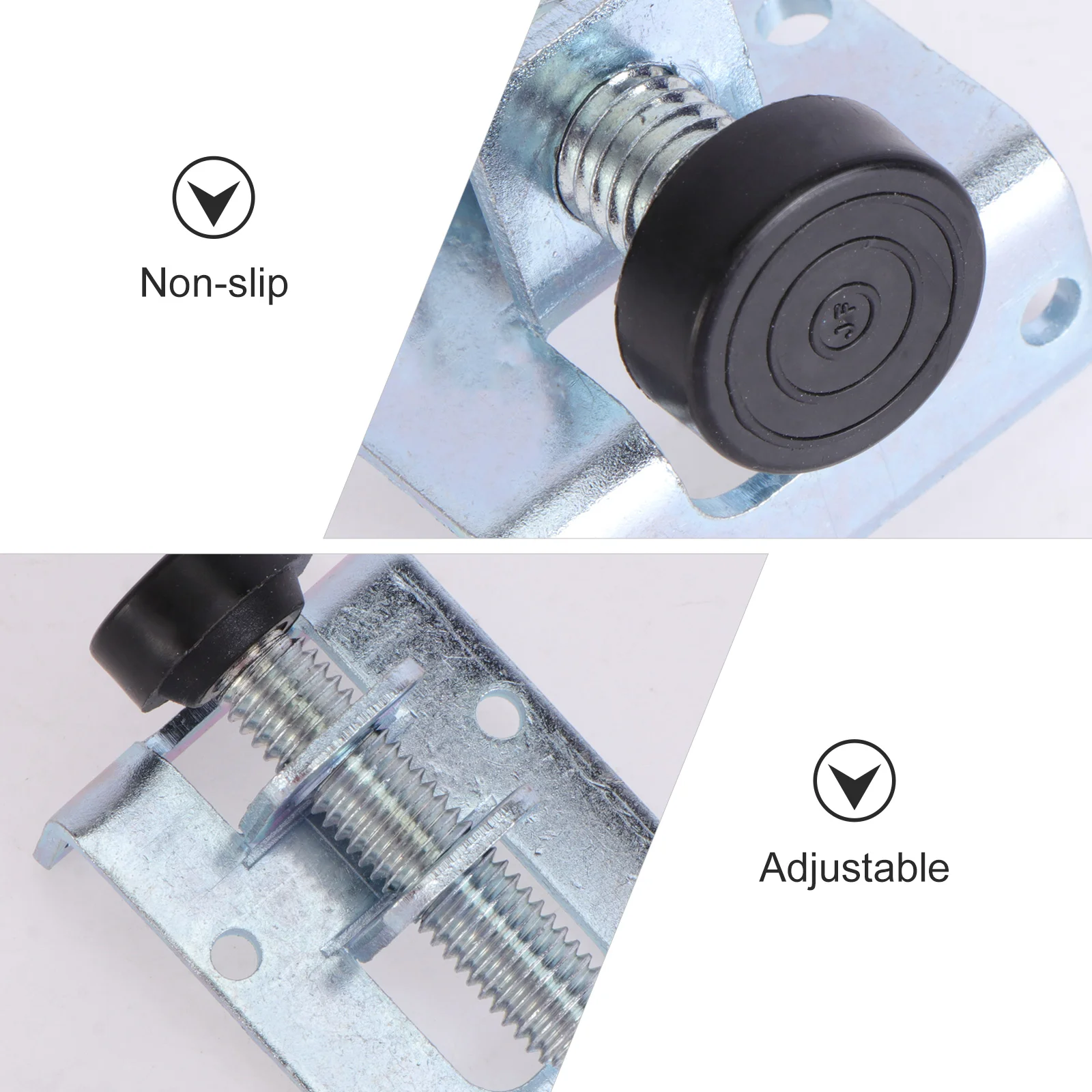 4Pcs Metal Heavy Duty Cabinet Leg Levelers Adjustable Leveling Feet Leveling Feet Furniture Legs, Table Sofa Cabinet Leveling
