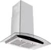 30 Inch,  Wall Mount Kitchen Hood with Ductless Convertible Duct, Stainless Steel Chimney and Baffle Fil 6