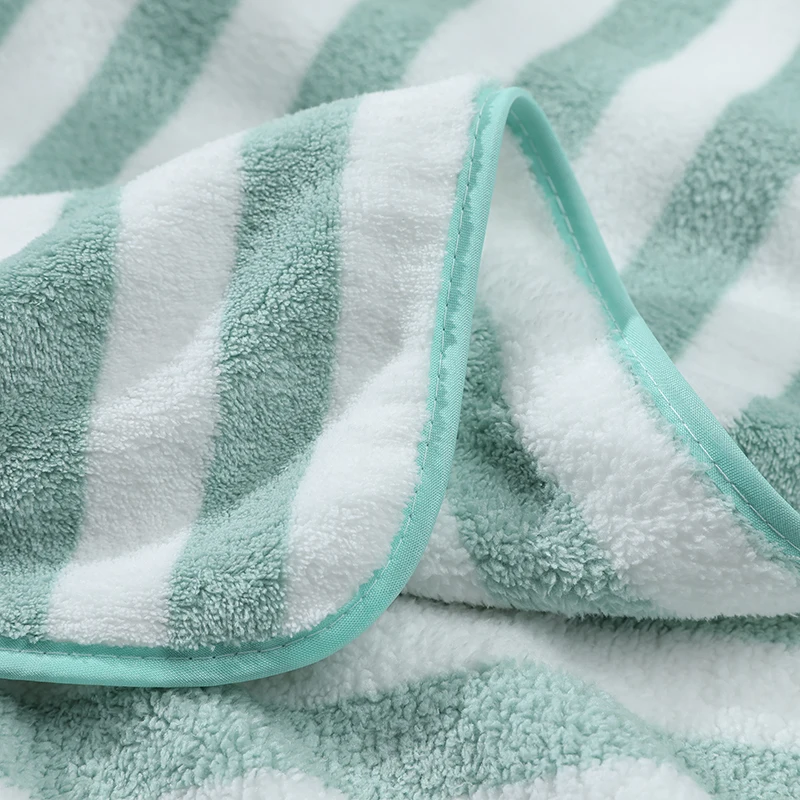 Microfiber Beach Towel Towel Bath Bathroom 70*140cm 280g Thickened Luxury Striped SPA Bathroom Adult Bath