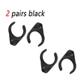 2 pairs Black