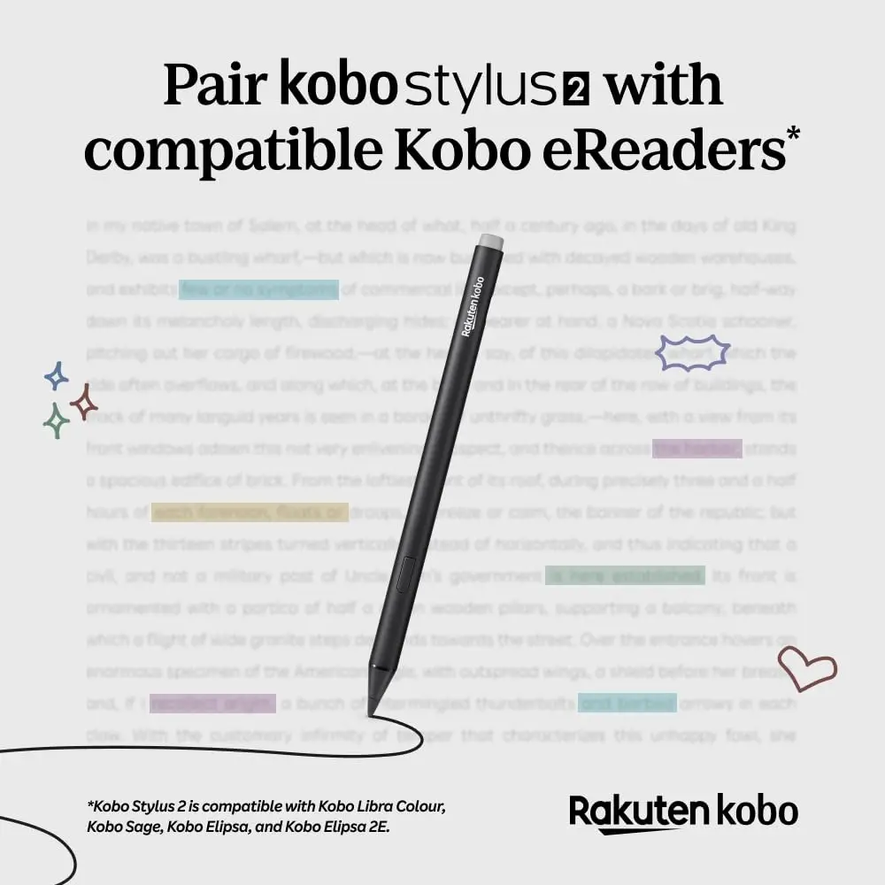 KOBO Stylus 2 For Kobo Libra Color / Kobo Sage / Elipsa Elipsa 2E E-book Reader