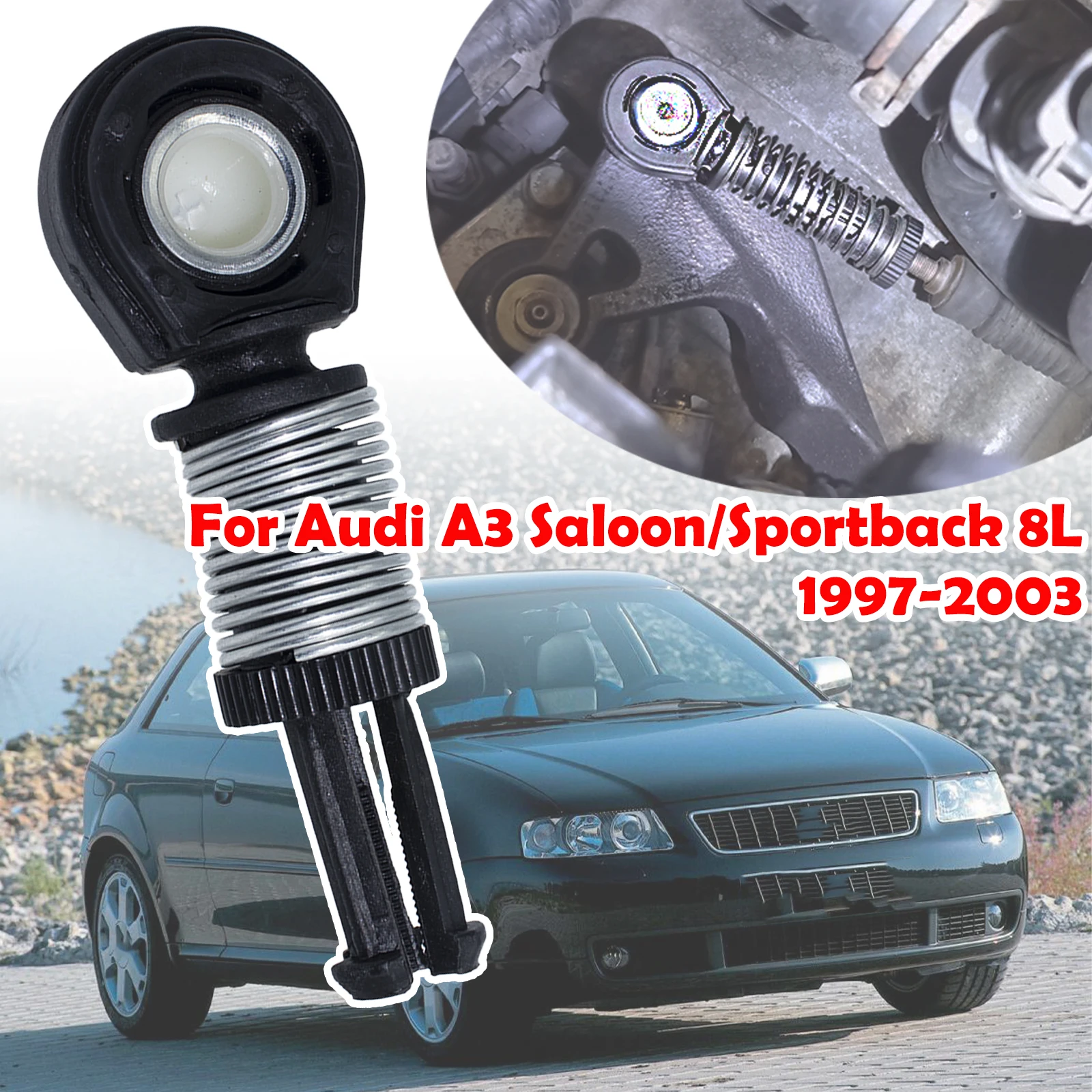 Manual Shifter Cable End Replace For Audi A3 Saloon/Sportback 8L Gear Selector Bowden Cable Catch Change Lever Adjuster Fix 2003 gear shifter