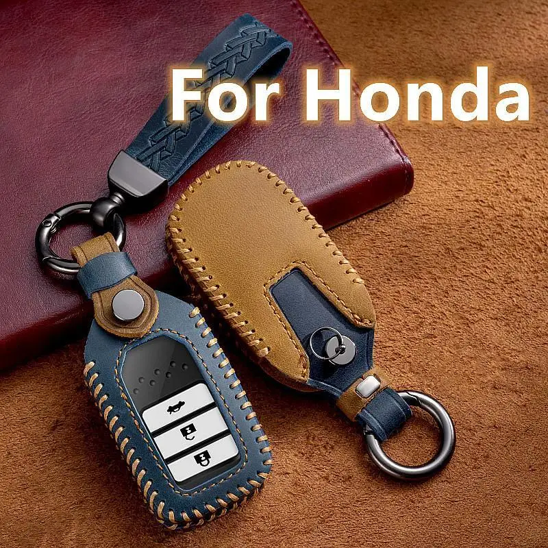

Car Remote Key Case Cover For Honda CRV CR-V Fit Civic Accord HR-V HRV City Odyssey XR-V 2021 2022 2023 Shell Holder Protector