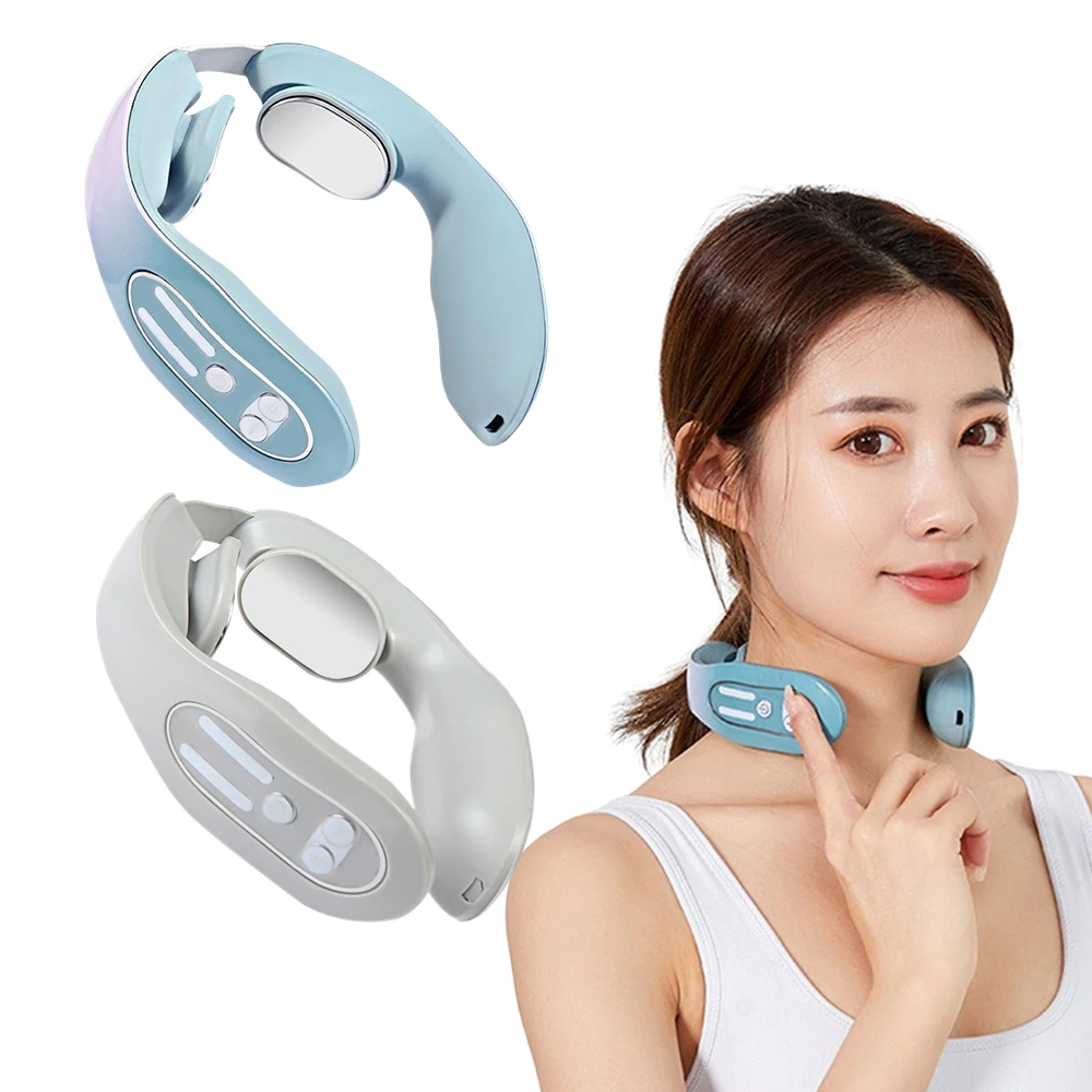 EMS Neck Acupoints Lymphvity Massage Device,Intelligent Neck Massager