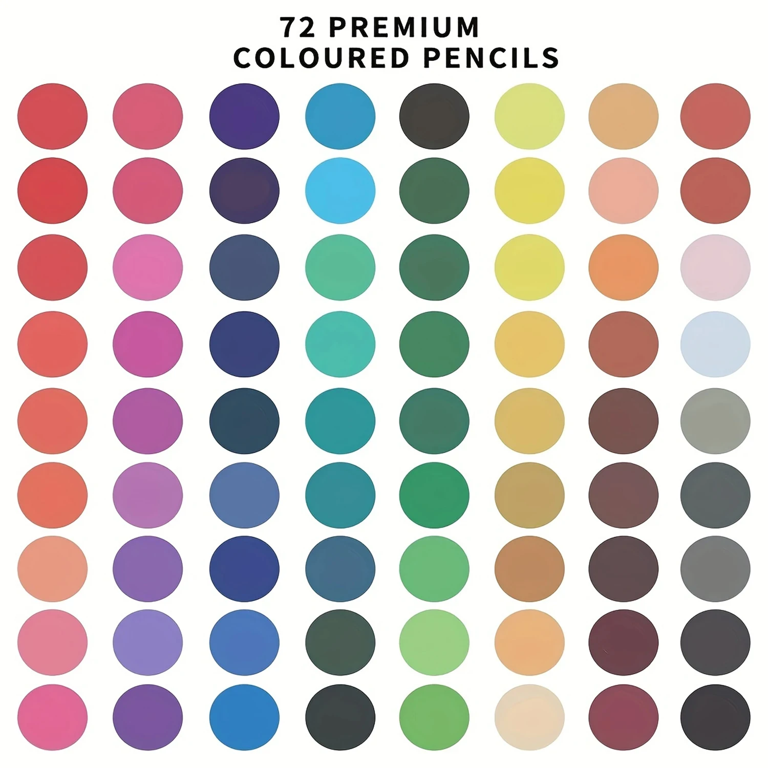 72-Color Artist Pencil Set 3