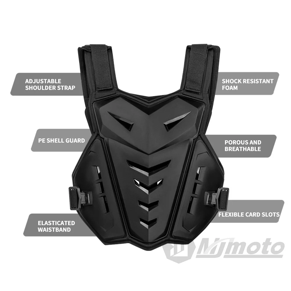 오프로드 오토바이 바디 아머 조끼 남성용 Anti-fall Motocross Armor Vest 경량 MTB ATV 오토바이 타기 보호 장비