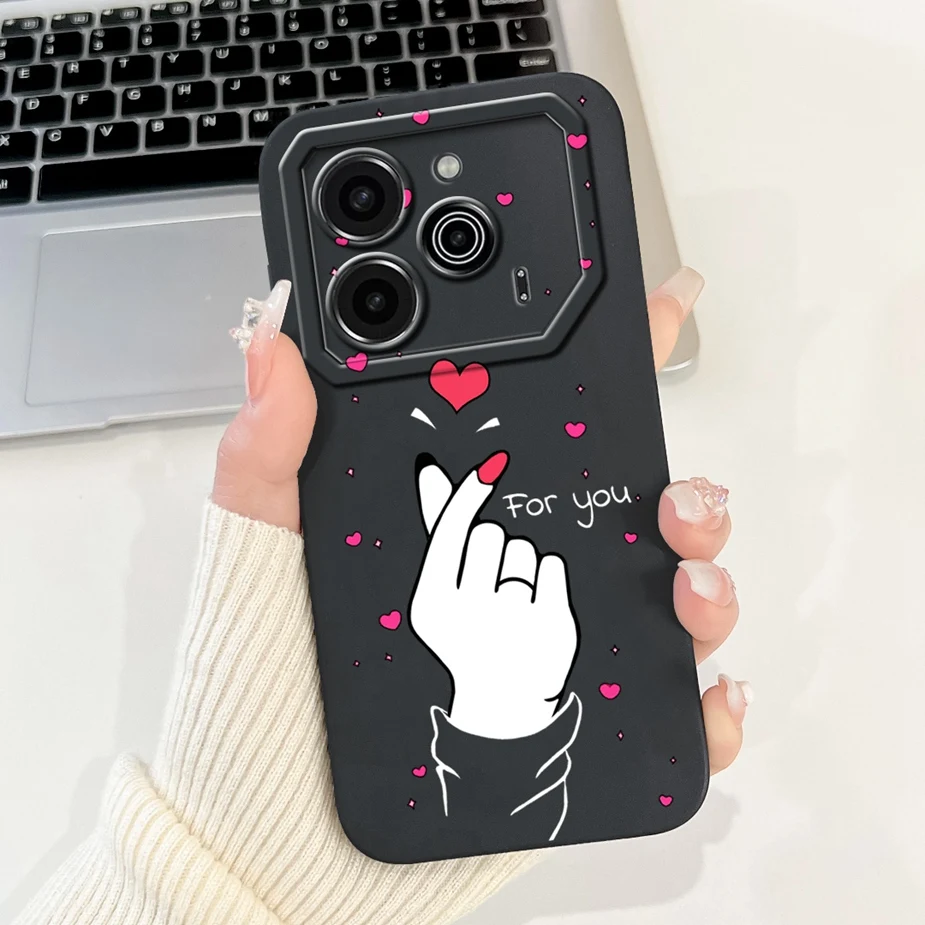 Tecno Pova 6 Pro Candy Painted Soft TPU Phone Case - New Fashion Bumper Cover