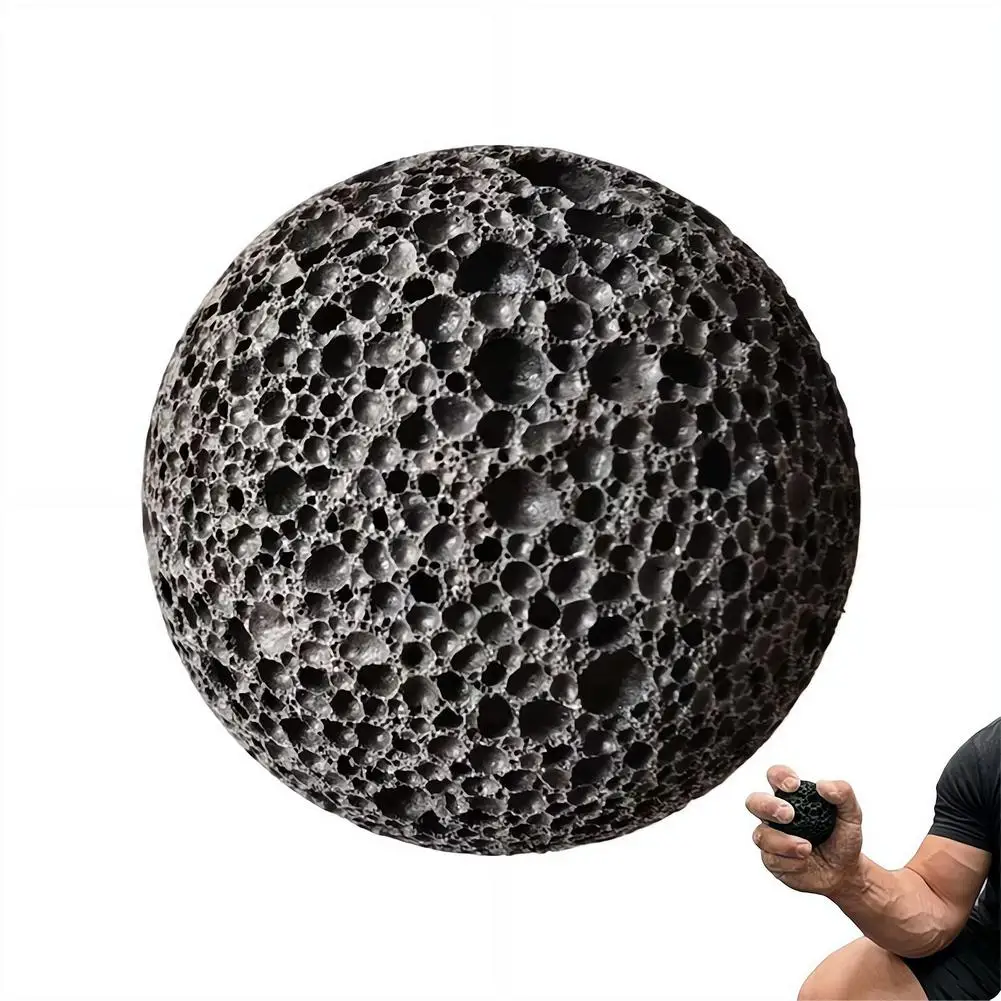 5CM Hand-Kokonball aus Vulkangestein, Klettergriff-Krafttrainer, Anti-Schweiß-Griffkraftverstärker für Fitness und Sport – Detail 2