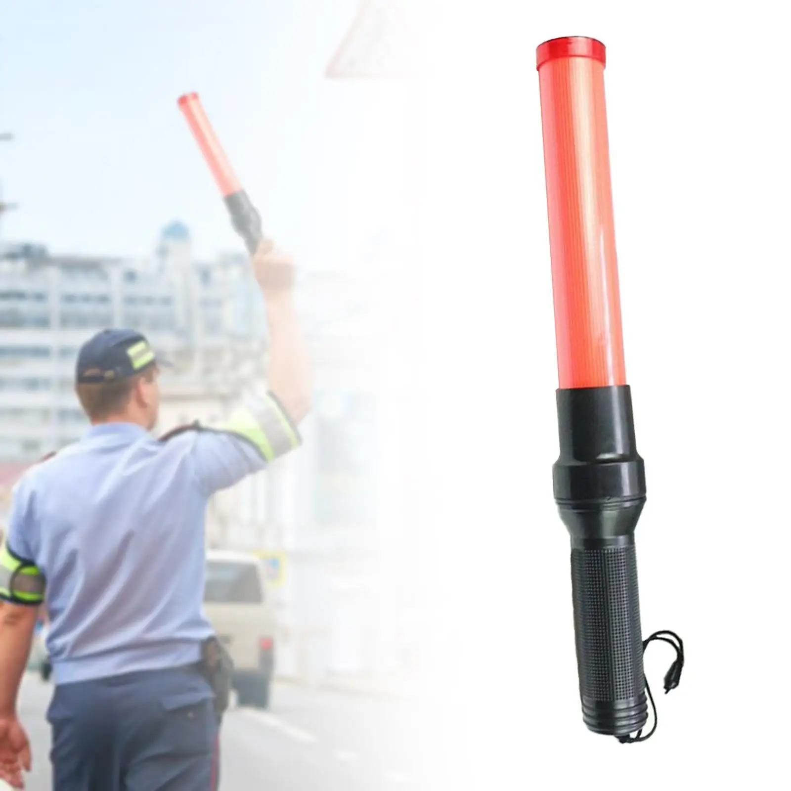 16.14" LED Traffic Control Stick Traffic Signal Stick for Emergency Security traffic signal wand