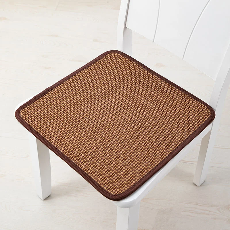 Summer Rattan Seat Cushion Office Non Slip Chair Mat Dining Chair Pads Outdoor Cool Student Seat Pad Breathable Car Cushions New