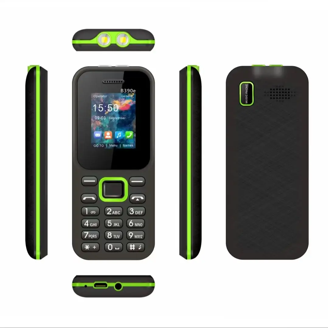 Cheap 2G GSM Senior Mobile Phone 1.77" Display Dual Sim Big Battery Long Standby Whatsapp Torch FM Low Price Elderly Cellphone