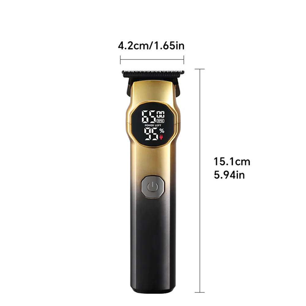 USB rechargeable electric shaver hair clipper precision trimmer with limited comb