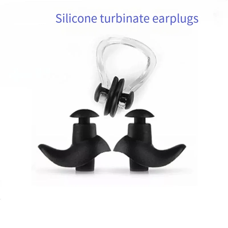 Silicone Nose Clip Ear Plugs Set Inside and Outside The Water Seepage Prevention Universal Swimming Auxiliary Equipment Supplies car sunshade universal front windshield sunshade sunscreen heat shield car inside privacy blackout curtains car parking supplies