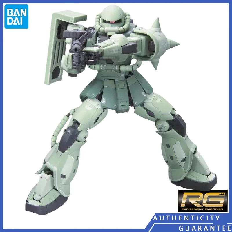 

[In Stock] Bandai RG 04 1/144 MS-06F2 Zaku Ii Type F2 Assembled Anime Figures Model Toys Gift Men Ornaments Decoration