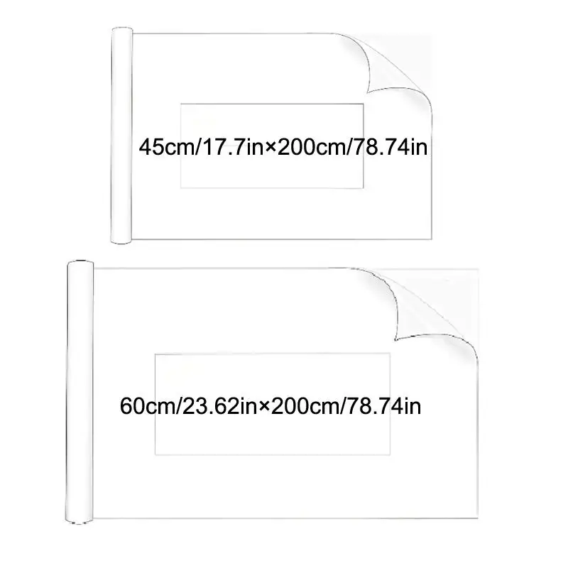 Latest New Electrostatic Whiteboard Sticker Reusable PP Teaching Graffiti Drawing Board Removable Household Erasable Whiteboard