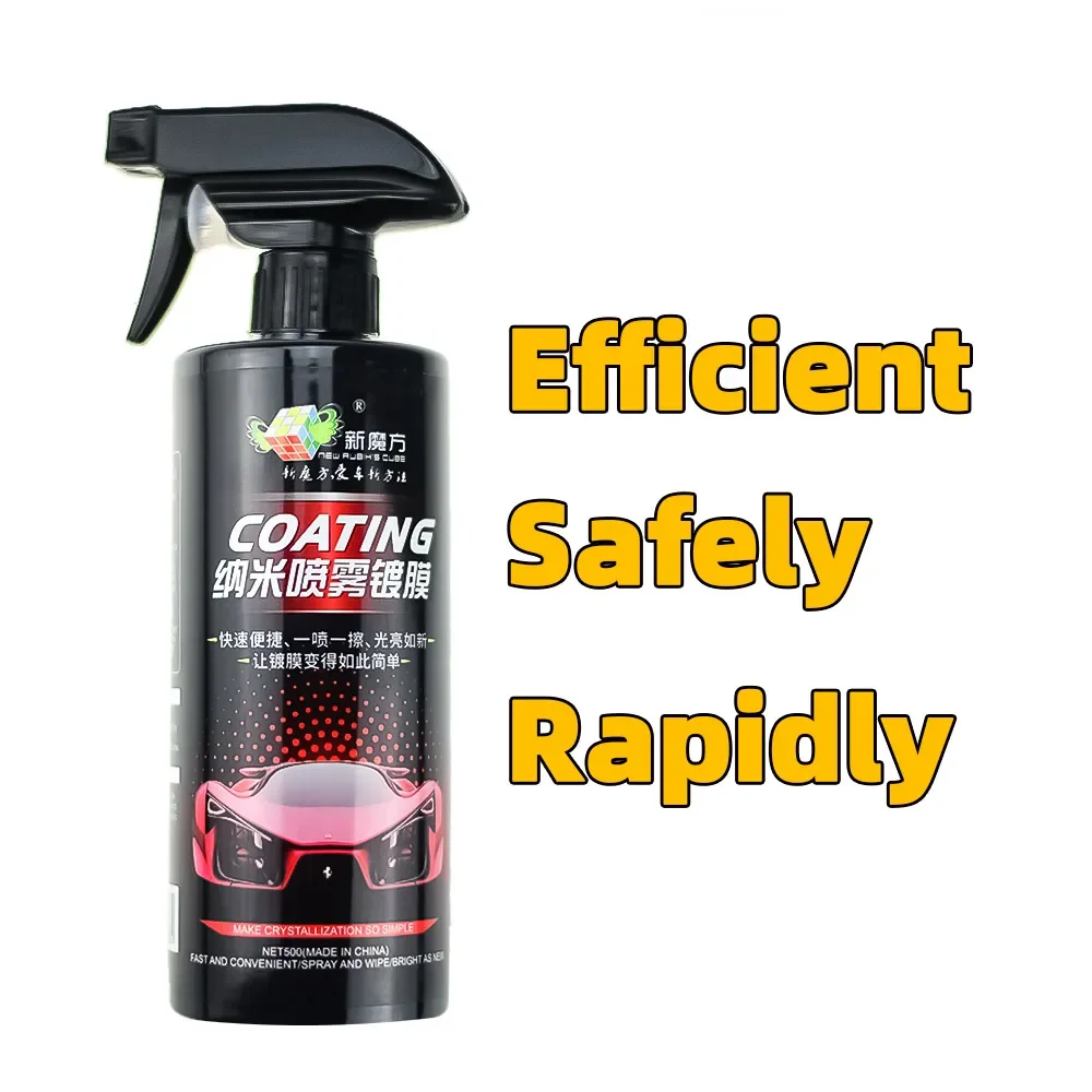 Premium 10H Ceramic Coating for Cars-Crystal Liquid Hydrophobic Coating, Nano Glass Plated, Waterproof Film and Polishing