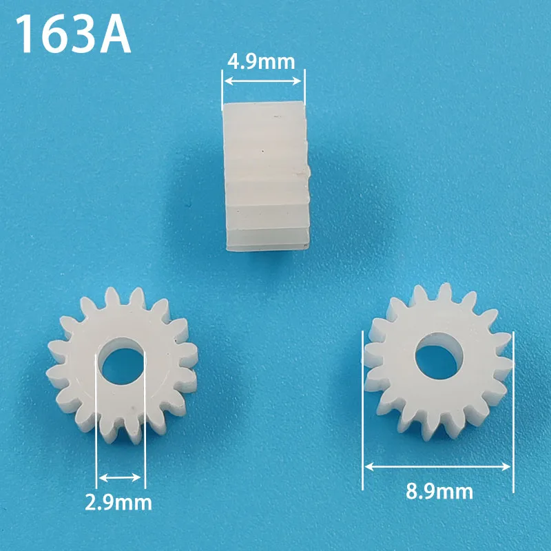 163A 0.5M Gears Modulus 0.5 16 Teeth Plastic Gear Motor Motor Roller Toy Accessories 10pcs/lot