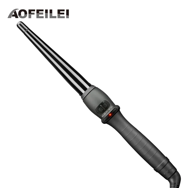 Hair Curler Hair Iron Hair Tools Professional Cone Shape Ceramic Hair Curler Iron Curling Wand Rollers Waver Styling Tools Style Quick Heat Electric Curly