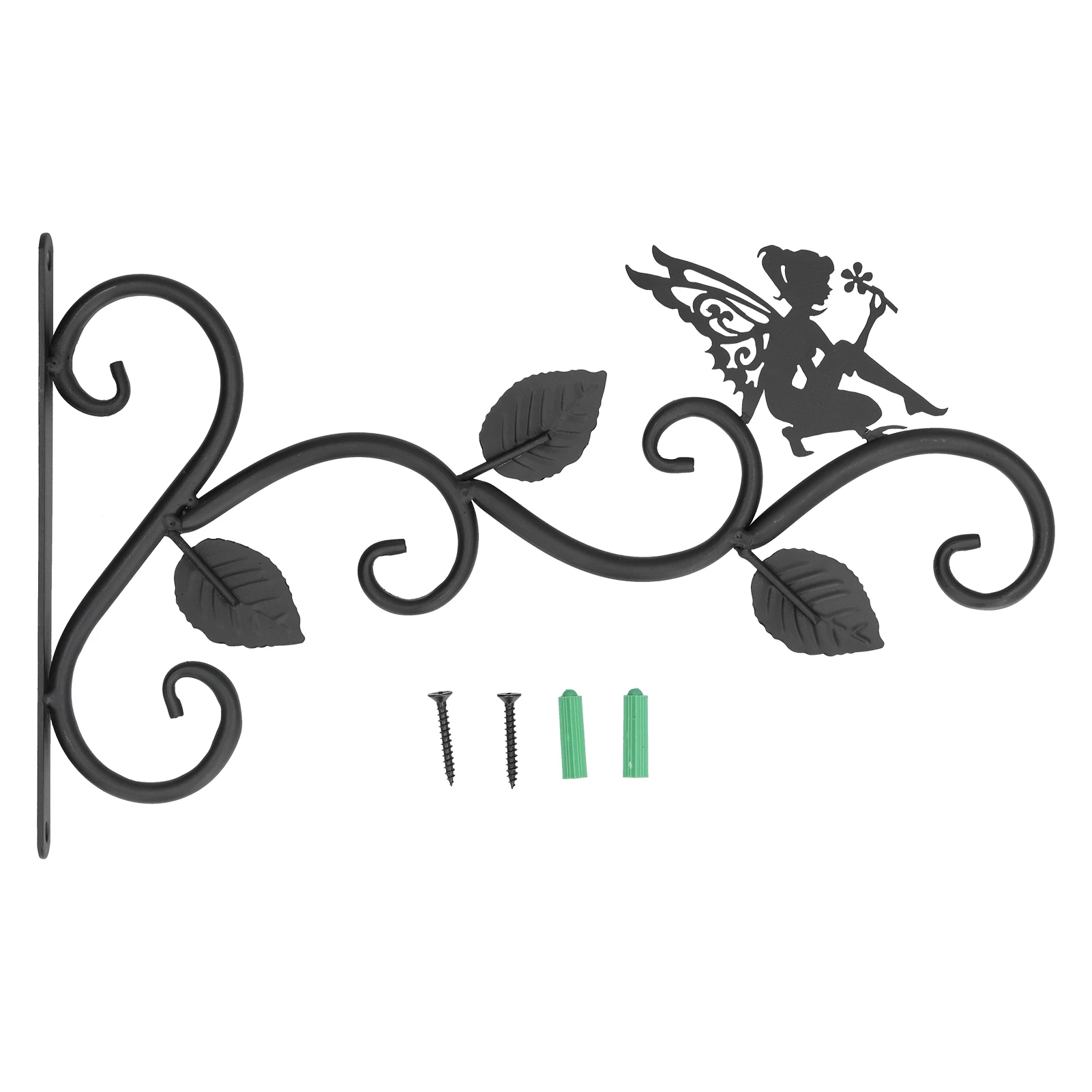Hanging Flowerpot Bracket Iron Art Planter Hook Wall Mounted Flower Pot Hanger For Garden Yard Decor, hanging flowerpot bracket