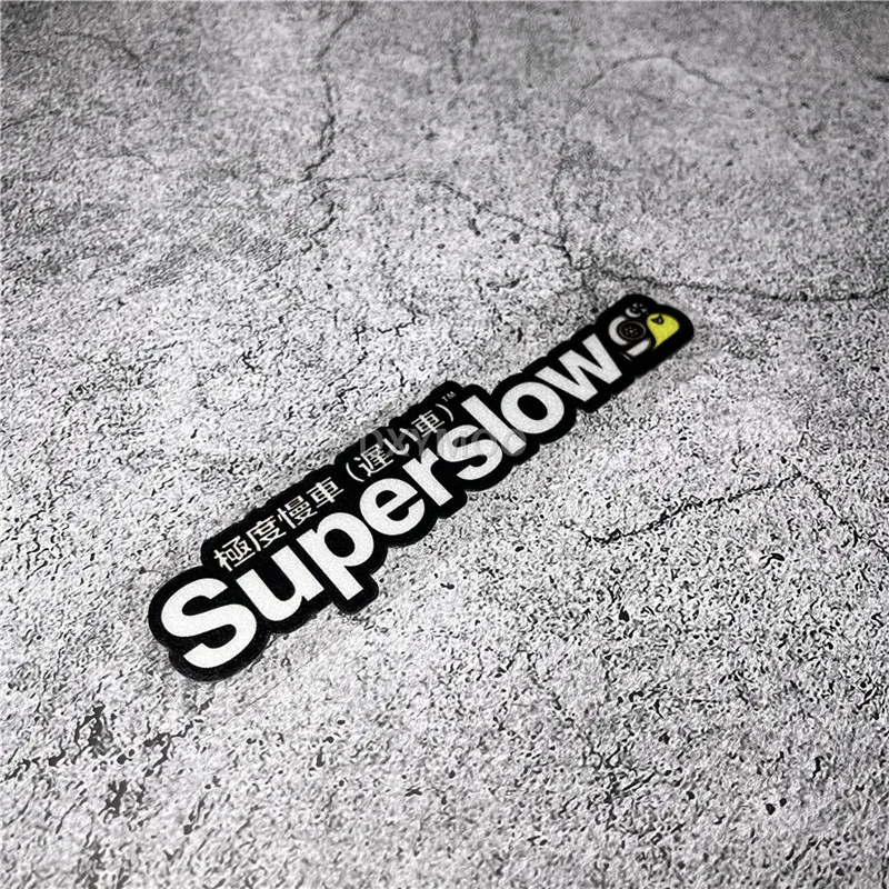Car Sticker For Japanese Superslow Snail Speed Motorcycle Helmet Guitar Keyboard Auto Window Decal Decoration Reflective
