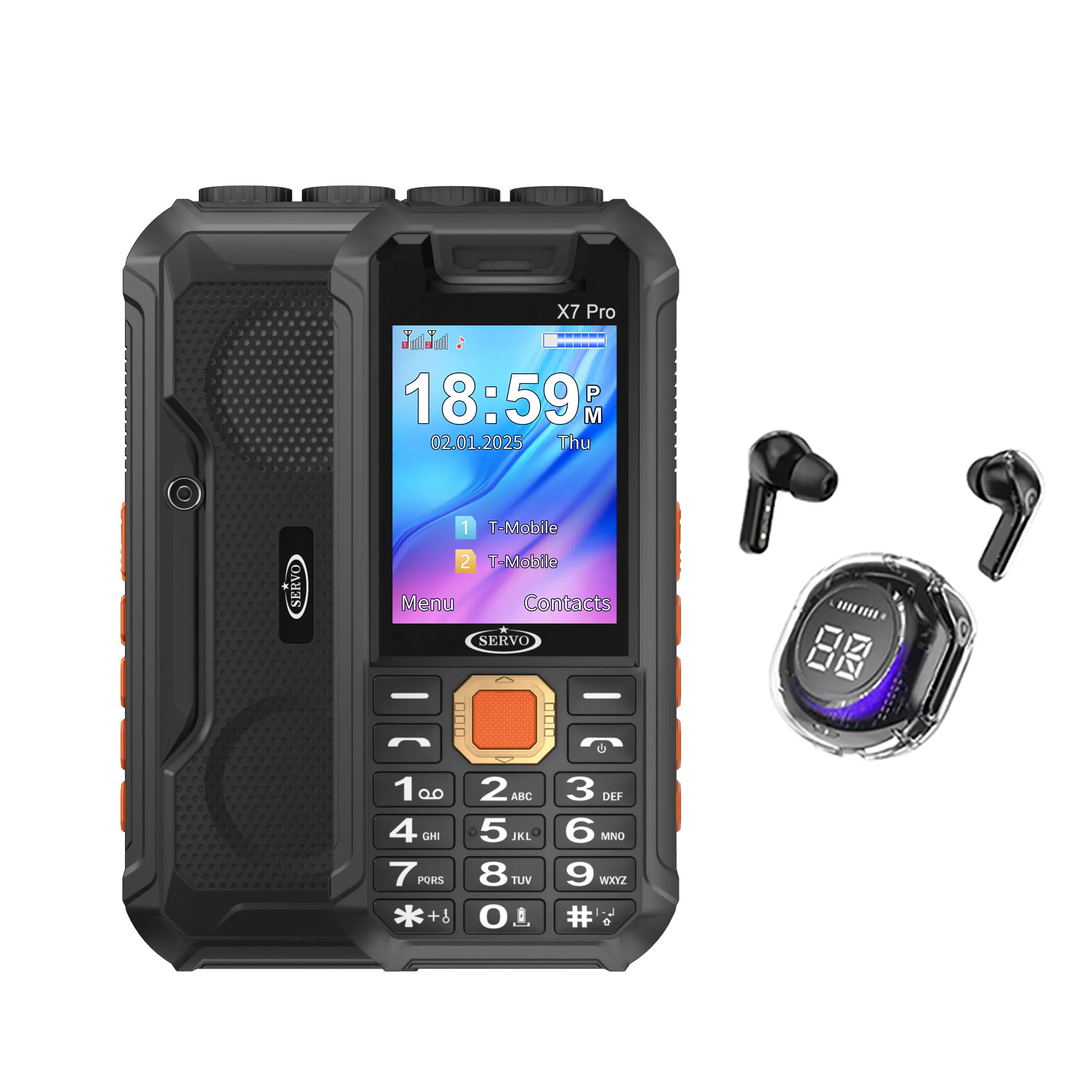 سيرفو X7 PRO ملء الضوء ميزة الهاتف المحمول بلوتوث...