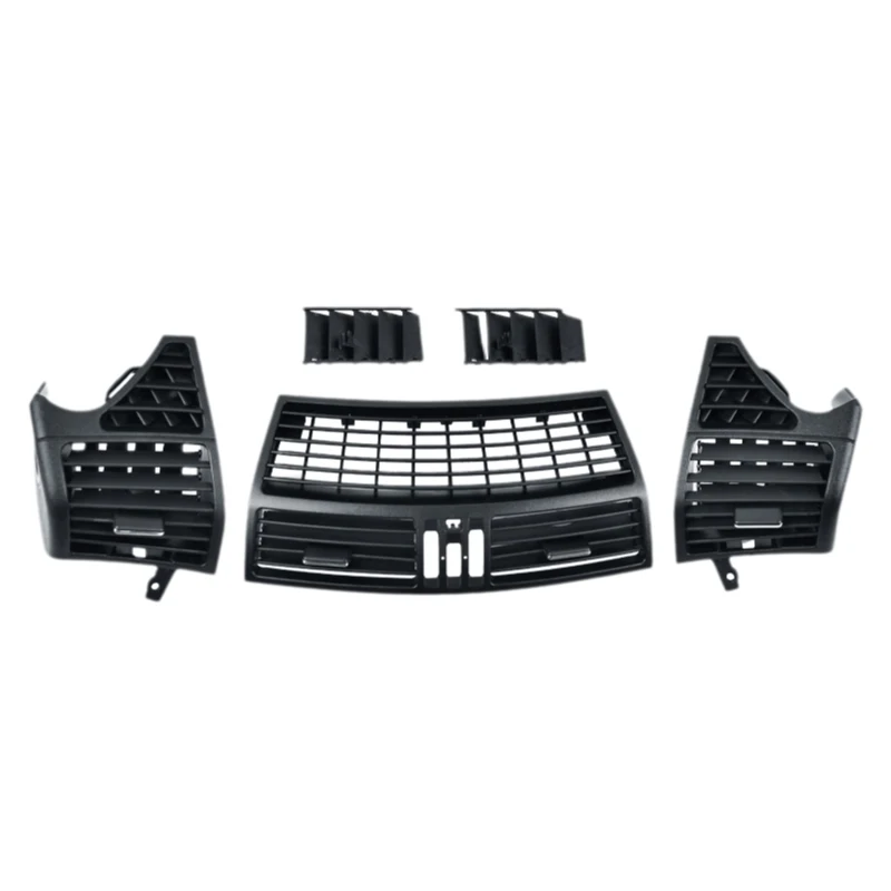 메르세데스-벤츠 S 클래스 W220 S320 S350 1998-2005 전면 대시 보드 중간 AC 벤트 에어 벤트 그릴 패널 커버 자동차 액세서리
