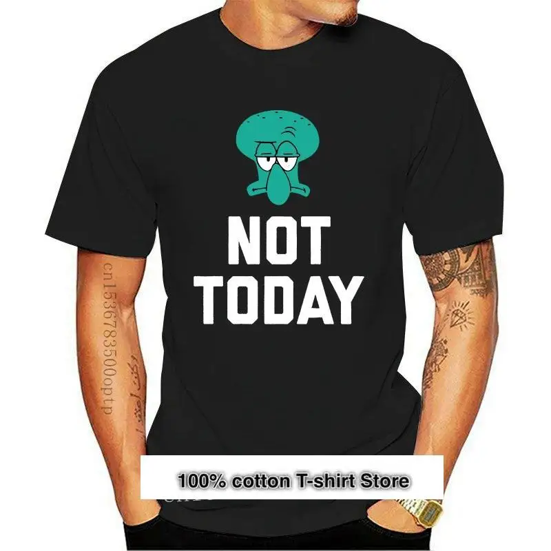 Camiseta de Squidward tentáculos para hombre y mujer, camiseta no moderna, nueva