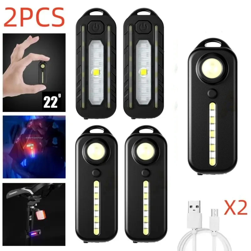 

1/2 шт., мини-фонарик с USB-портом