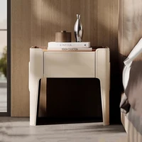 Table De chevet esthétique moderne, Design minimaliste, classique, tendance, rangement Premium, meubles De chambre à coucher 1