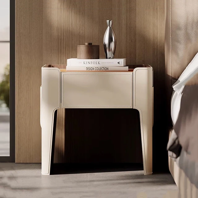 Table De chevet esthétique moderne, Design minimaliste, classique, tendance, rangement Premium, meubles De chambre à coucher 1