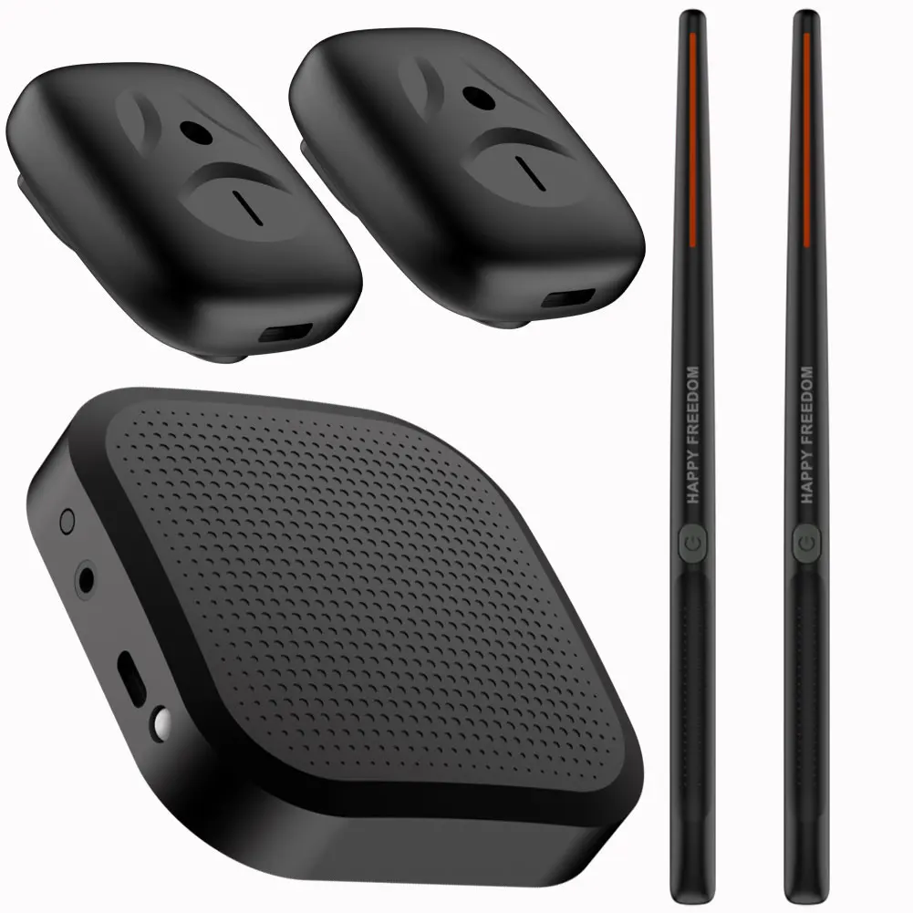 ElectronicVirtualAirDrumDrumsticksPedalsPortableVirtualRealityDrumKitProfessional