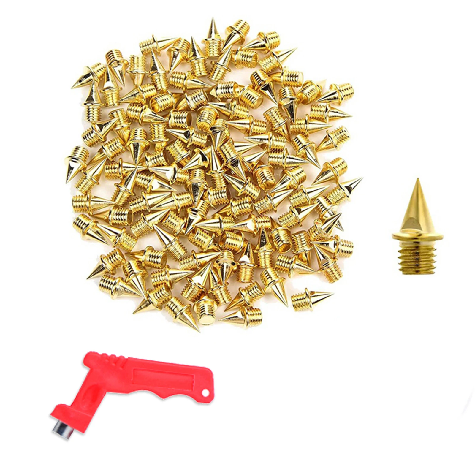Running Spikes With Wrench Track Field Needle Steel Spikes 0.25inch Track Field Needle Competitions Cross Country Running