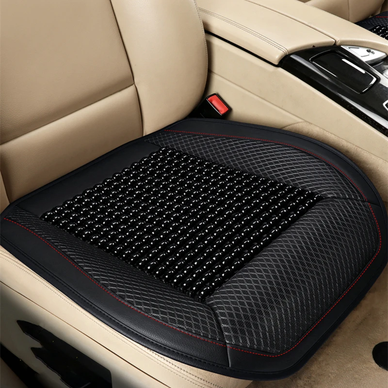 여름 환기 구슬 좌석 쿠션 나무 공 자동차 쿠션 장뇌 나무 공압 여름 의자 쿠션 시원한 pa 한 조각