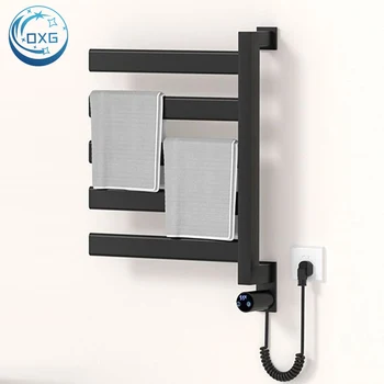 ราวแขวนผ้าเช็ดตัวไฟฟ้า OXG เครื่องอบผ้าเช็ดตัวในห้องน้ำ ประหยัดพลังงาน ราวแขวนผ้าเช็ดตัวแบบให้ความร้อน เครื่องทำความร้อนผ้าเช็ดตัวไฟฟ้า ราวทำความร้อนผ้าเช็ดตัว หม้อน้ำทำความร้อนผ้าเช็ดตัว 1