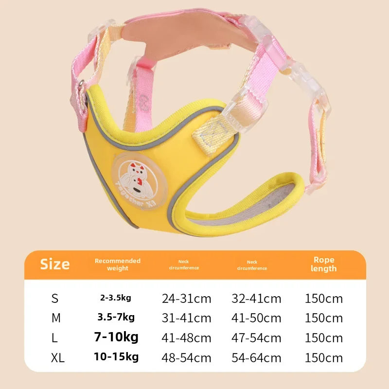 thumbnail image 1 of Correa para el pecho para perros, correa de entrenamiento para perros, cuerda para caminar de tamaño mediano y pequeño, collar de oso Shiba Inu, arnés, otro material, 1 of 5