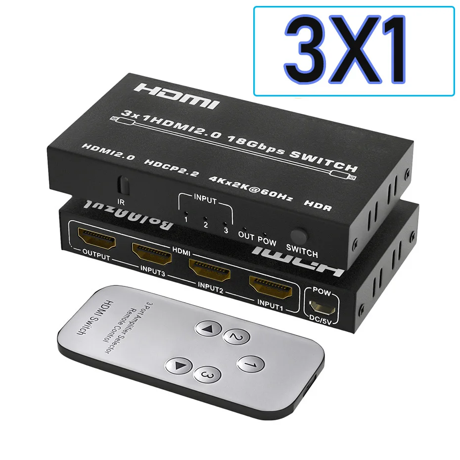 HDMI 2.0 ġ, HDMI HDR ó,  , PS5, PS4, Xbox, 4K, 60Hz, 5 in 1 out