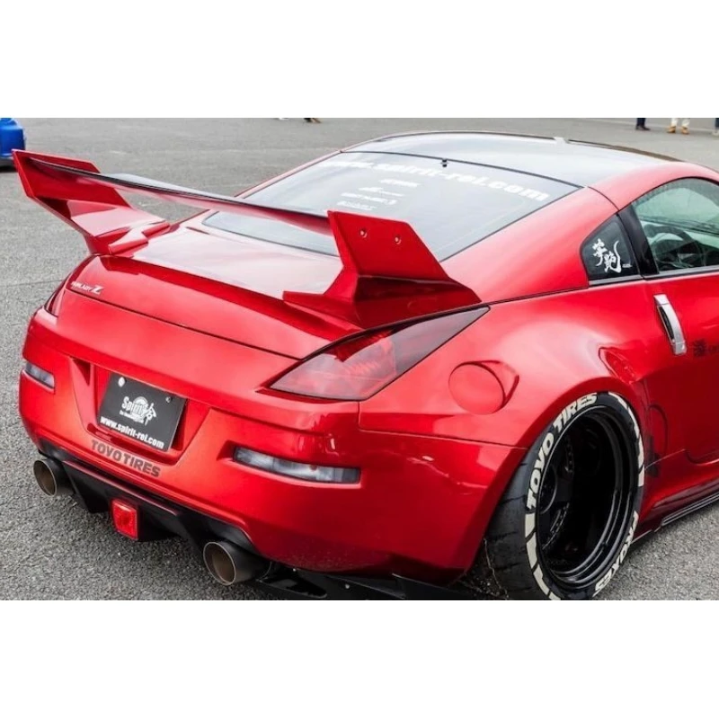 TC033 1/10 350Z Spirit Ling Rc Drift Car Wide Body Transparent Car Shell /Lamp Cup + Color Stickers 2