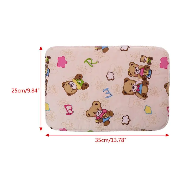Reusable Baby Infant Diaper Nappy Urine Mat Kid Simple Bedding Changing Cover Pad Sheet Protector Soft Cotton for Infant A2UB