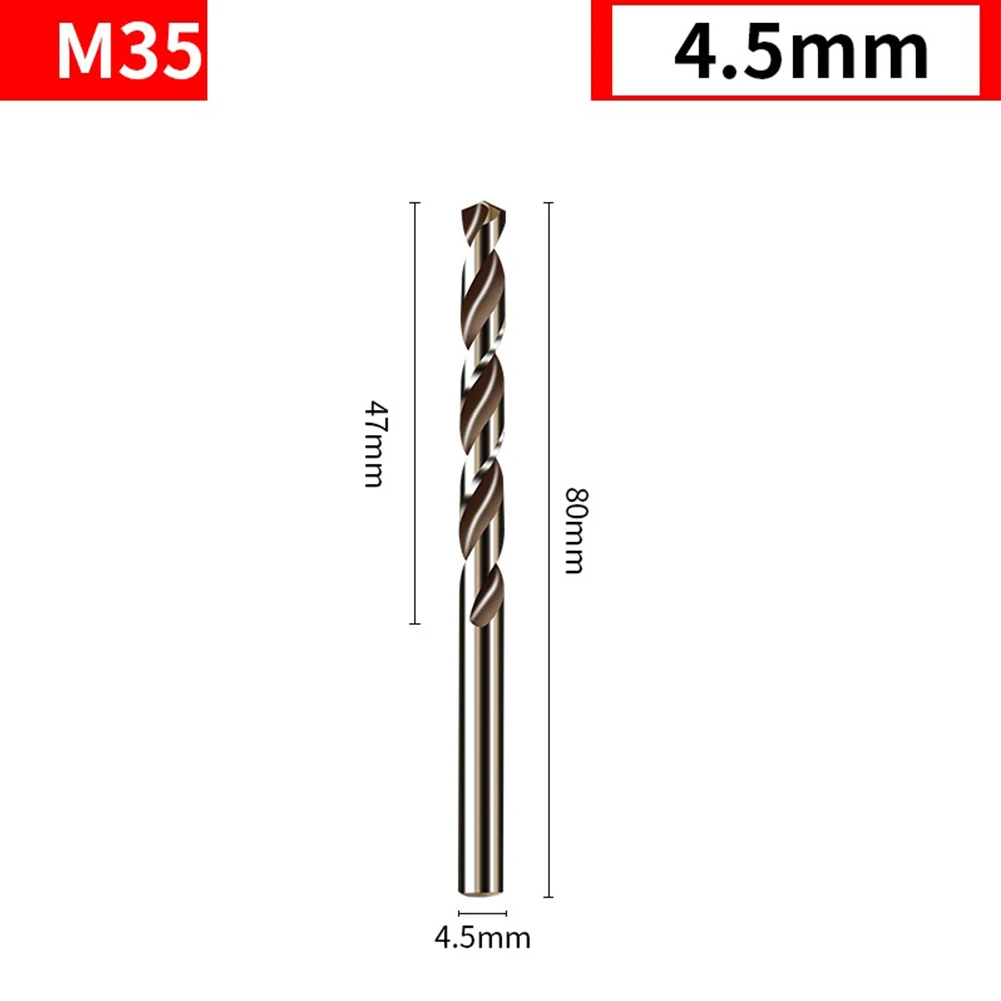 10 stücke HSS M35 Kobalt Bohrer Bohrer Runde Schaft Pistole Bohrer Für Holz Metall Edelstahl Eisen Bohren loch Cutte Werkzeuge – Detail 14