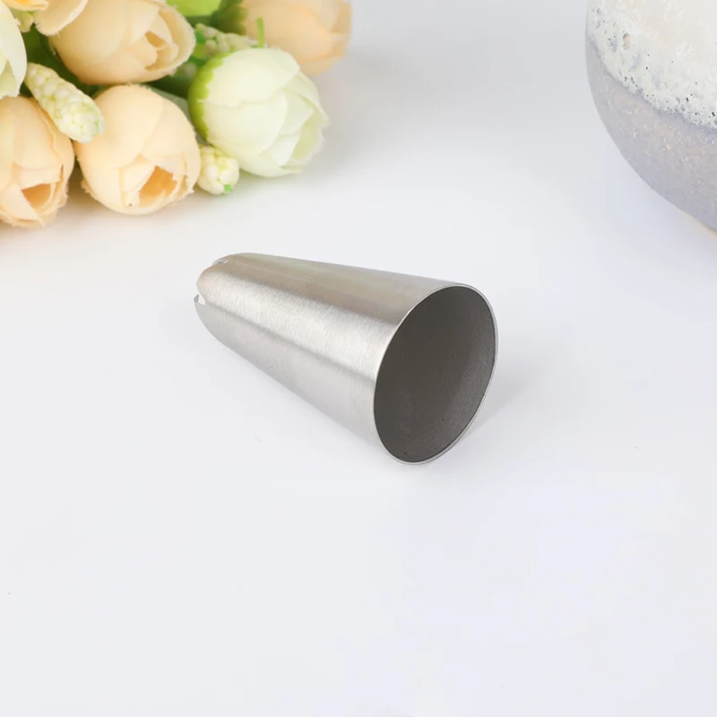 Stainless Steel Pastry Nozzle Icing Piping Nozzle Baking Pastry Tips Cupcake Cake Decorating Tools # 2D Baking Accessories 1PCS cake decorating tip set,baking supplies,cake icing nozzles,baking nozzle set,cake decorating nozzle set