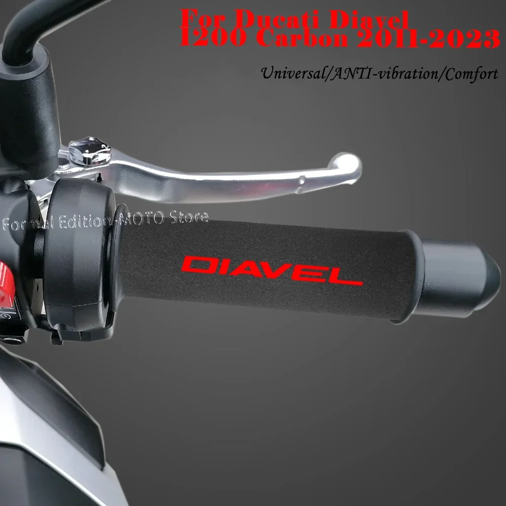 

Sponge Grip Adventure Sports Motorcycle Handlebar Grips Anti Vibration for Ducati Diavel 1200 Carbon 2011-2023 Accessories