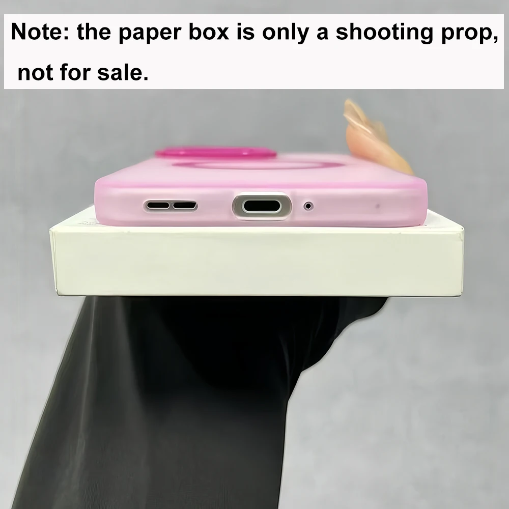 Matte Candy Magnetic Phone Case with Magsafe Wireless Charging and Shockproof Protection