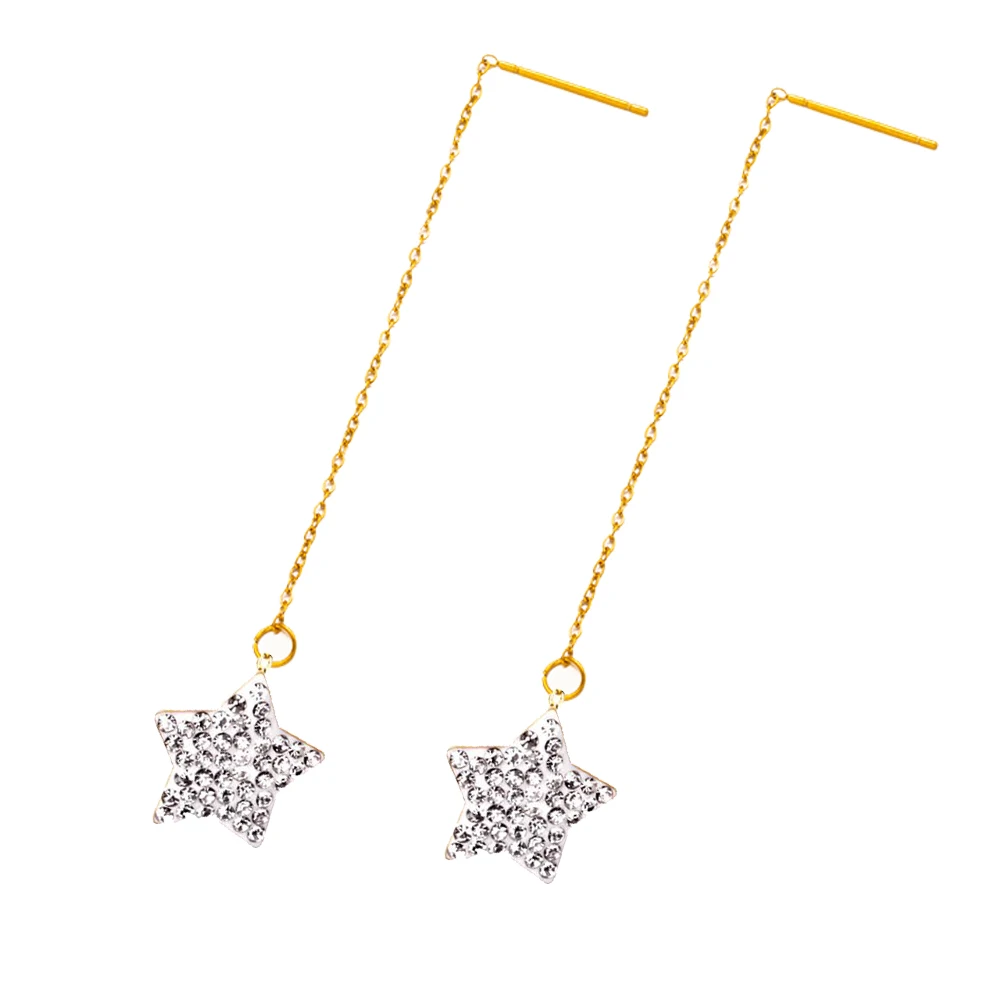 10 stücke 304 Edelstahl Kette Quaste Einfädler Ohr Drähte mit Schleife für DIY lange baumeln Ohrringe Schmuck Herstellung Zubehör – Detail 7