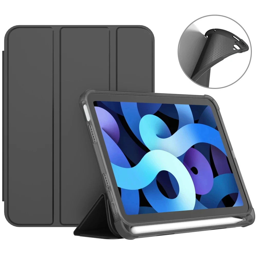 Case For iPad Pro 9 7 11 Air 5/4 For iPad Mini 6 Air 3 2 9.7 6th 10 2 7th 8th 9th 10th Gen With Pencil Holder ipad case tablet case ipad keyboard case