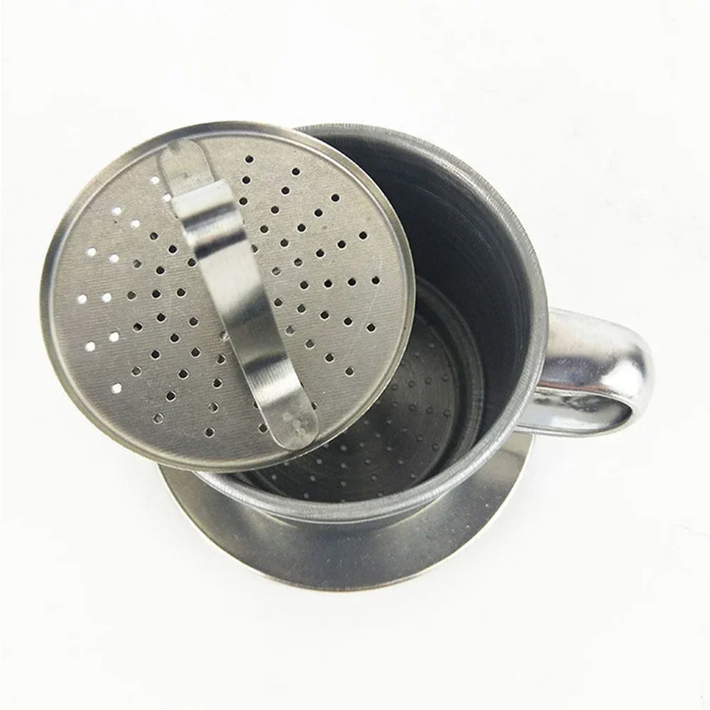 Vietnamese Coffee Filter Stainless Steel Vietnamese Style Coffee Dripper Maker Pot Infuse Cup Portable Drip Filter coffee pot espresso coffee maker pour over coffee maker french press coffee press coffee press espresso maker iced coffee maker coffee maker coffee server