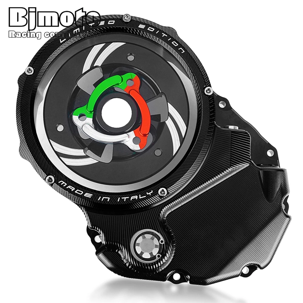 

Motorcycle Racing Clear Clutch Cover & Spring Retainer For Ducati X Diavel X-Diavel XDiavel 1200 1260 2016-2020