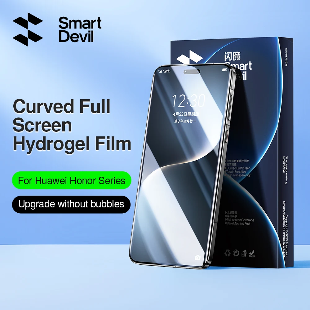 Premium Hydrogel Screen Protector - HD Soft Film, Anti-Scratch Protection