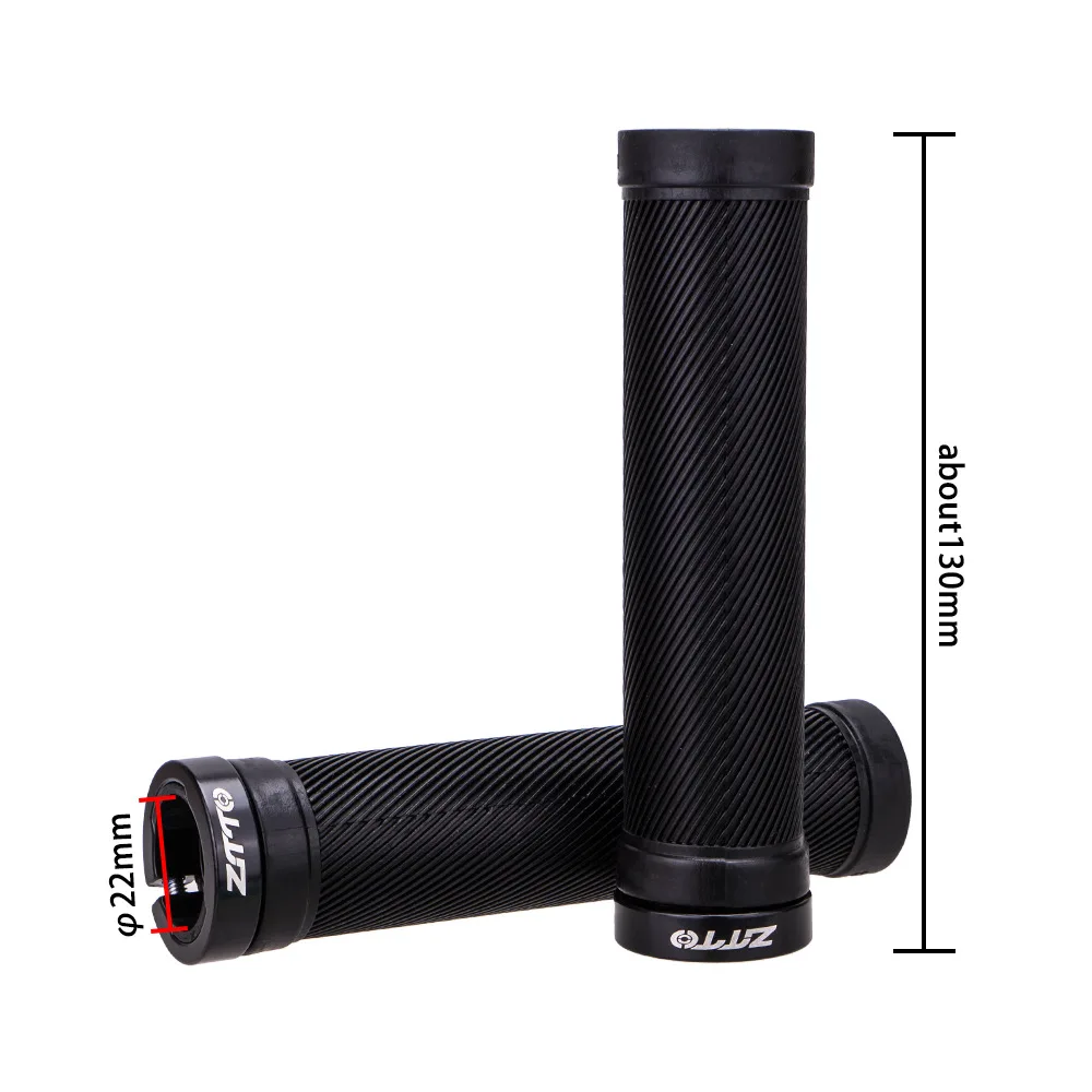 1Pair MTB Grips For Mountain Bike Fixed Gear Lock-on grip Anti-Slip Handlebar Shock-Proof Rubber Bicycle Grips Cycling Accessory