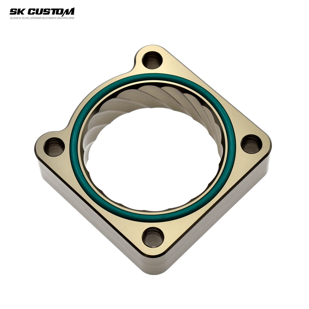 70mm Throttle Body Spacer For VW Golf Tiguan Scirocco MK4 MK5 Audi A3 2.0t Ea113 Intake Manifold Aluminum Adapter